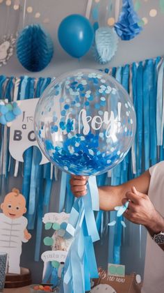 Balloon at gender reveal