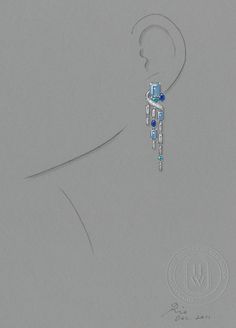 Pearl Costume, Jewelry Drawings, Water Jewelry, Jewellery Drawing