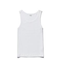 The Ribbed Lenny - White – KULE White Ribbed Cotton Vest, White Cotton Ribbed Tank Top, Classic Seamless Everyday Tank Top, Classic Everyday Seamless Tank Top, Classic Solid Tank Top For Everyday, Classic Solid Color Tank Top For Everyday, Classic Everyday Tank Top, Classic Seamless Cotton Tank Top, Classic Cotton Seamless Tank Top