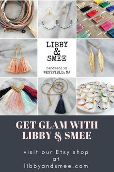 Feather earrings, beaded bracelets, and tassel earrings (all handmade by a former fashion editor) are just the thing you need to get glam fast! Lightweight earrings and colorful necklaces offer chic style for your busy life. Order something special and glamorous from Libby & Smee at libbyandsmee.com ! #getglam #glamjewely #effortlessstyle #easystyle #getdressedfast #easyaccessories #colorfulaccessories #chicsimpleaccessories Cheap Beach Fringe Jewelry, Bohemian Beach Fringe Jewelry, Tile Bracelets, Bohemian Nickel-free Tassel Earrings For Gift, Colorful Necklaces, Suburban Mom, Glam Jewelry, Get Glam, For Your Best Friend