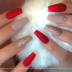 Christmas Fake Nails Acrylics, Bday Nails Ideas Coffin Short, Coffin Gel Nails Winter, Acrylic Nails To Go With Red Dress, Valentines Day Nails Fuschia, Almond Shape Red Nails Designs, February Birthday Nails Short, Red Nail Designs 2023, Non Valentines Day Nails