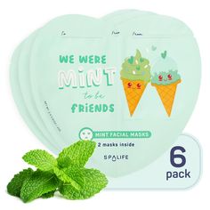 PRICES MAY VARY. SOOTHING MINT INFUSION: Rejuvenate your skin with SpaLife's cooling facial masks, enriched with soothing mint. This hydrating formula helps alleviate redness, leaving your skin feeling revitalized and cared for, perfect for sensitive skin. SHARED SERENITY, INDIVIDUAL STYLE: Celebrate the season of love with our 2-piece couple masks – an ideal Valentine's Day gift. Ensure shared moments of serenity, with each mask offering a personalized, spa-like experience tailored to your uniq Bestie Book, Friends Duo, Celebrate Your Friends, Gift Set Beauty, Celebrating Friendship, Remove Makeup From Clothes, Mint To Be, Facial Sheet Mask, Minty Fresh