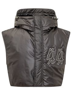 Black padded sleeveless vest. Drawstring hood. Front button closure. Logo on the chest.Composition: Outside:, 100% Polyester Lining:, 100% Polyester Padding:, 100% Polyester Berlin Club, Padded Vest, Man Pad, Man Logo, Denim Jacket Men, Top Designer Brands, Corduroy Jacket, Suede Sneakers, Sleeveless Vest