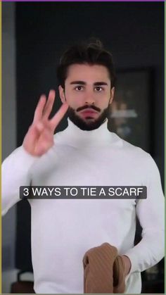 Layering is the key to staying warm this winter. Scarves are perfect for layering because they are warm and ever-so-stylish. Learn how to tie a scarf in 3 different ways with these fantastic and creative ideas and save them for your next outfit inspo. #winterscarf #mensscarf  #howtostyle #styleinspiration #winterfashion Tie A Scarf, Wear A Scarf, Scarf For Men, Winter Scarves, Ways To Wear A Scarf, Lace Styles, Faded Jeans, Romantic Lace, Scarf Tying