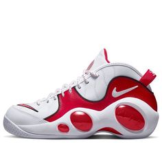 Nike Air Zoom Flight 95 'True Red' 2023 DX1165-100 (SNKR/Retro/Basketball) Nike Red Throwback Basketball Shoes, Throwback Red Nike Basketball Shoes, Nike Retro Basketball Shoes, Nike Red Throwback Sneakers, Retro Red Nike Basketball Shoes, Nike Throwback Basketball Shoes For Sports Events, Red Basketball Shoes With Air Max Cushioning, Nike Red Basketball Shoes With Air Cushioning, Red Nike Sneakers For Sports Events