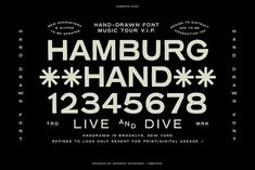 the poster for hamburg hand live and dive