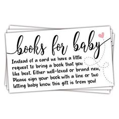 three books for baby stickers on top of each other, with the words'books for