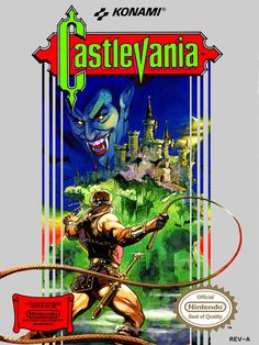 the cover art for castlevania, an old computer game that was released in 1994