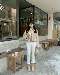 Japan Outfits, Japan Outfit, Clothes Korean Style, Stylish Summer Outfits, Nectarine, Causual Outfits, Ulzzang Fashion, Fashion Attire, Autumn Outfit