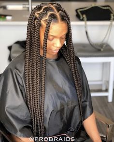 African Box Braids, Beautiful Braid Hairstyles, Small Box Braids Hairstyles, Cornrows Braids For Black Women, Female Hairstyles, Big Box Braids Hairstyles, Faux Locs Hairstyles, Beautiful Braided Hair, Box Braids Hairstyles For Black Women