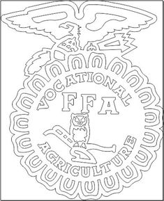 the emblem for the national football league is shown in black and white, with an eagle on