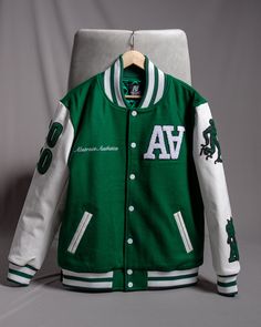 Jacket Customized, Stitch Lines, Standing Collar, Letterman Jacket, Brand Story, Sporty Chic, Retro Chic, Diamond Pattern, Luxury Streetwear