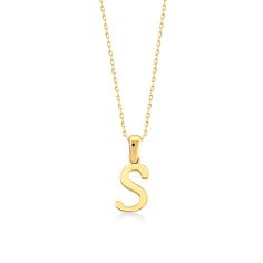 PRICES MAY VARY. 14K SOLID GOLD — Elevate your jewelry collection with this piece Gelin Custom Script Initial Necklace crafted in 14k yellow gold. It effortlessly attaches to any occasion or attire. Tailor your style with any letter from A-Z on an elegant 18-inch pendant, perfect for meaningful gifting and personalizing your look with timeless. PERFECT FOR DAILY USE — Designed for everyday functionality, this dainty piece suitable for errands, office hours, or a night out with friends. GELIN QUA Handwritten Necklace, Gold Letter Pendants, 14k Gold Initial Necklace, Script Initial, All Letters, S Necklace, Fine Gold Jewelry, 16 Inch Necklace, Letter Pendant Necklace