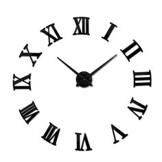 a large clock with roman numerals on it's face and the words time