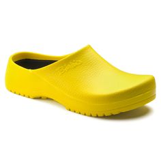 Super-Birki Polyurethane Yellow | BIRKENSTOCK Birkis Clogs Outfit, Slip-resistant Solid Color Clogs For Outdoor, Outdoor Slip-resistant Solid Clogs, Yellow Slip-resistant Slip-on Clogs, Outdoor Slip-resistant Clogs, Outdoor Solid Color Slip-resistant Clogs, Yellow Slip-on Slip-resistant Clogs, Solid Slip-resistant Closed Toe Clogs, Super Birki Outfit