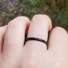 *Offers Welcome! 20% Off Bundles Of 3 Or More Items! . . New Unisex Black Stainless Steel Ring Band. I Have This In Sizes 3, 4, 5, 6, 7, 8, 9, And 10. Please Specify Which Size You Want. . . *Please Know Ring Size Before Ordering All Rings Are Pictured On A Us Ring Sizer. Returns Will Not Be Accepted Due To Size Issues. . . _____ Rings Jewelry Simple Punk Rock Goth Unisex Halloween Scary Simple Classic 2mm Brand New Never Worn Boutique Nwot Nwt Gift Present Jewellery Jewelry Wedding Engagement P Adjustable Black Rings For Everyday Wear, Minimalist Black Hypoallergenic Rings, Rings Jewelry Simple, Goth Rings, Goth Ring, Halloween Scary, Jewelry Simple, Stainless Steel Ring, Ring Sizer