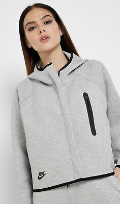 NWT Nike BV3396-063 Women Sportswear Tech Fleece Cape Hoodie Grey Black Size L | eBay Women Sportswear, Hoodie Fits, Tech Fleece, Sportswear Women, Active Wear Tops, Grey Hoodie, Adidas Jacket, Casual Style, Cape