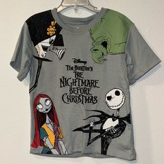 New Nightmare Before Christmas Boys T-Shirt Size 4 New Nightmare, Boys Christmas, Disney Shirts, Nightmare Before, Boys T Shirts, Nightmare Before Christmas, Before Christmas, Kids Shirts, Shirts Tops