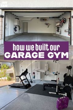 the garage gym is full of equipment for people to use in their home or business