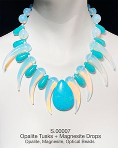 Opalite Tusks+ Magnesite Drops is a handmade jewelry piece that highlights Opalite, Magnesite and Optical Beads. Why Not, Crystal Necklaces, Dallas Tx, Crystal Necklace, Jewelry Pieces, Labour Day, Dallas, Beauty Book, Avatar