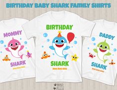 Birthday Shark Party Shirt | Baby Toddler Youth Adult T-Shirt Black | Parent Mommy Daddy Baby Shark Shirt | 1st First Birthday Party Shirts Listing is for one shirt - select from drop down menu. Sizes newborn through 24 months are baby onesies. Sizes small through 3XL are unisex adult sizes. Message if any questions or personalization requests! :) Vanessa | MADFuns | Make A Difference Funs ✨| Baby Shark Shirt, Birthday Party Shirts, Papa Baby, Shark Shirt, Shark Party, Shark T Shirt, Shark Birthday, Birthday Party Shirt, First Birthday Party