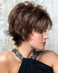 Rene Of Paris Wigs, Wig Outlet, Best Wig Outlet, Shaggy Short Hair, Choppy Bob Hairstyles, Straight Human Hair, Short Wigs, Synthetic Wig, Hair Short