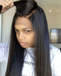 Full Lace Frontal Wig 26 Inch $376 Full Lace Front Wigs, Hair Items, Ponytail Wig, Waves Hair, Weave Styles, Brazilian Straight Hair, Frontal Hairstyles