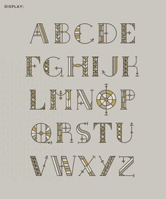 the alphabet is made up of different types of letters and numbers, including one for each letter