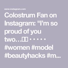 Colostrum Fan on Instagram: "I’m so proud of you two…🥹❤️
•
•
•
•
•
#women #model #beautyhacks #models #wellness #health #skincare #hairgrowth #hair #beauty #cosmetics #modeling #diet #fatloss #beautytips" So Proud Of You, Trendy Short Hair Styles, So Proud, Proud Of You, Beauty Cosmetics, Hair Growth, Fat Loss, Short Hair, Beauty Hacks