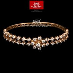 Frozen Jewelry, Mughal Jewelry, Kada Bangles, Kameswari Jewellers, Bangle Diamond, Gold Bangles Indian, Diamond Pendants Designs