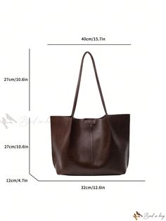 Bird in Bag - Elegant PU Leather Tote Bag With Clutch Wallet For Women's Daily Commute Square Shoulder Bag With Card Slots For Everyday, Square Everyday Shoulder Bag With Card Slots, Casual Rectangular Bag With Card Slots, Casual Everyday Bag With Card Slots, Rectangular Faux Leather Bag With Card Slots, Rectangular Faux Leather Bags With Card Slots, Casual Brown Bags With Card Slots, Everyday Square Bag With Card Slots, Everyday Square Bags With Card Slots