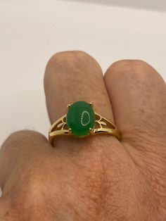 Vintage Lucky Green Nephrite Jade Golden Ring
https://www.etsy.com/listing/1071404071/vintage-lucky-green-nephrite-jade-golden Gold Oval Chrysoprase Emerald Ring, Classic Gold Rings With Jade, Gold Jade Ring With Polished Finish, Yellow Gold Jade Ring With Gemstone, Gold Jade Cabochon Rings, Gold Jade Emerald Ring, Gold Rings With Jade Cabochon, Green Opal Ring With Polished Finish For Gift, Gold Chrysoprase Ring