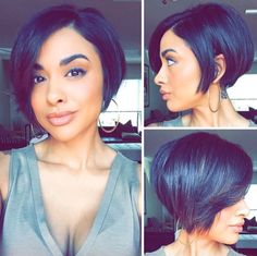 Bob Pendek, Kid Hairstyles, Brazilian Hair Wigs, Makeup Tip, Hairstyles Natural, Hair Regimen, Short Bob Haircuts, Cornrow