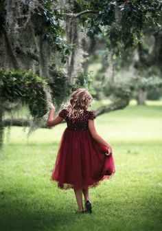 A little sparkle and a little glam, this ruby red frock will have all eyes on her! A stretch sequin bodice, fully lined with soft cotton, sits above a bountiful tulled skirt, perfect for the girl and her twirl.  Fully lined with soft cotton and back zips.  Machine wash, hang dry. Blush Sequin Dress, Pink Toddler Dress, Sequin Holiday Dress, Red Frock, Bianca Dress, Satin Flower Girl Dress, Fancy Dresses Party, Tulle Flower Girl, Flower Girl Dresses Tulle