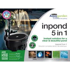 the aqua garden in pond 5in1 instant solution for a clear and beautiful pond