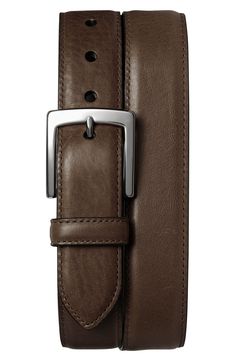 As life goes on, this all-time cow leather belt develops an aged patina with a polished plated brass buckle taking shine in front. Crafted in Shinola's Detroit leatherworks facility with skilled hands of precision ensures its lasting durability. Style Name:Shinola Bedrock Leather Belt. Style Number: 5812761. Available in stores. Classic Brown Belt With Brass Buckle, Classic Bridle Leather Belt Buckle, Classic Leather Belt Buckle With Antique Design, Classic Leather Belts And Suspenders With Brass Buckle, Business Leather Belts And Suspenders With Antique Buckle, Classic Leather Belt And Suspenders, Leather Belts And Suspenders With Antique Buckle For Business, Vintage Bridle Leather Belt With Antique Buckle, Classic Belt Buckle With Antique Design