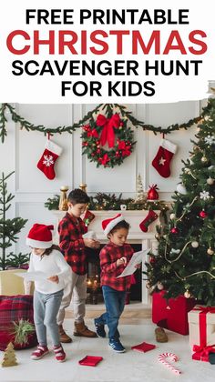 Free Printable Christmas Scavenger Hunt for Kids Christmas Scavenger Hunt, Scavenger Hunt For Kids, Free Christmas Printables, Christmas Parties, Stay Active, Printable Christmas, Scavenger Hunt, Christmas Printables, Holiday Decorations