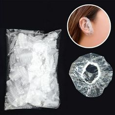 100Pcs Clear Earmuffs Shower Waterproof Hair Coloring Ear Protector Cover Caps Features: Color: Clear It Is a Great Gift for You Quantity:100Pcs 100X Ear Protector Cover Caps and High Quality. Size:6Cm Material:Plastic Product Description: 100X Ear Protector Cover Caps Color: Clear Size:6Cm And High Quality. Quantity:100Pcs It Is a Great Gift for You Material:Plastic And High Quality. Color: Clear Quantity:100Pcs 100X Ear Protector Cover Caps Material:Plastic Size:6Cm It Is a Great Gift for You Grey Hair Coverage, Dyed Hair Purple, Black Hair Dye, Ear Cap, Dyed Blonde Hair, Temporary Hair Color, Keratin Hair, Ear Hair, Shower Cap