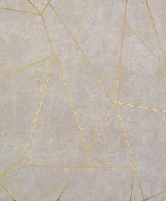 a white and gold wallpaper with lines on the bottom, in shades of grey