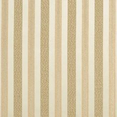 a beige and white striped wallpaper with vertical stripes on the bottom half of it