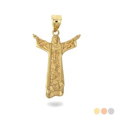 Description: 10k Solid Gold Religious Jesus Christ Pendant Item No.: S111 Metal Type: 10k Solid Gold (Available In 14k Solid Gold) Metal Color: Yellow Gold Or White Gold Or Rose Gold Measurement: Height With Bail: 1.4 In Width: 0.8 In Est. Weight: 1.79 Grams (Pendant) . Chain Is Not Included Brand New. Made To Order. Please Allow 3-5 Days To Be Shipped. Sterling Silver Owl, White Gold Pendant Necklace, Christ The Redeemer, Large Pendant Necklace, Dragon Pendant, Cross Ring, Mens Accessories Jewelry, Rose Gold Necklace, Fine Jewellery Necklace