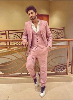 This is a Classy Dusty pink 3 Piece Suit by fixashop /crafted from high quality fabric and imported materials. Our products are handcrafted by experienced tailors who make sure the that the stitching is precise, lining is proper and the overall product is sturdy enough to not go out of shape for more than a few years. Also all our products have extra margins in their length, sleeves, sides so it's easily alterable if your size changes after some time. To see more available colours and designs in this collection, Check out the ' Collection' Section. *This is a 3 piece set of a Coat+westcoast+pant  *We also offer customization so we can provide you an even better fit if you massage us your measurements (in inches) of Chest, Stomach, Waist, Hip, Shoulder and Actual Height after ordering. *Wan Pink Fitted Suits For Party, Pink Fitted Suit For Parties, Pink Suits For Party, Pink Fitted Tuxedo For Groom, Pink Fitted Tuxedo Suit, Fitted Pink Tuxedo For Groom, Fitted Pink Tuxedo Suit, Elegant Pink Slim Fit Suits, Pink Three-piece Suit With Notch Lapel For Wedding