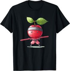 Amazon.com: Cherry Ninja Kawaii Tee T-Shirt : Clothing, Shoes & Jewelry