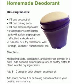 Diy Natural Deodorant, Homemade Deodorant Recipe, Deodorant Recipe, Deodorant Recipes, Diy Deodorant, Homemade Deodorant, Diy Body Care, Homemade Soap Recipes