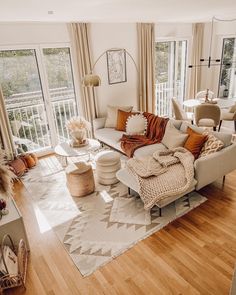 the living room is clean and ready for us to use in its new owner's home