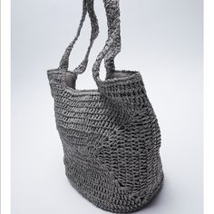 Woven Exterior. Shoulder Strap . Lined Interior. New With Tags From Zara 14 X 16 X 8 Zara Bucket Bag For Vacation, Zara Bucket Bags For Vacation, Zara Bucket Beach Bag, Zara Straw Bag With Braided Handles For Vacation, Zara Bags With Braided Handles For Vacation, Zara Casual Straw Bag With Braided Handles, Zara Vacation Bags With Braided Handles, Zara Bag With Adjustable Strap For Vacation, Zara Vacation Bag With Adjustable Strap