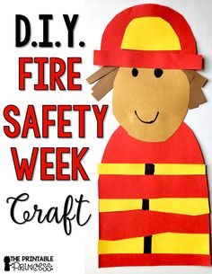 a fire safety week craft for kids