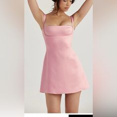 A Rich Satiny Finish Elevates This Sleeveless Mini Topped With A Quilted Bodice. Feminine And Elegant, Our 'Kara' Mini Dress Has A Romantic Feel. It's Cut From Our Lustrous, Ultra Light Duchess Satin In The Prettiest Pink Hue That Drapes Effortlessly Over Your Curves. We Love The Floaty Feel To 'Kara' As It Flares Gently At The Hem. It Is Fully Lined For Comfort And Has A Zip To The Back For Easy On. Length: Approx 66cm Materials: Ultra Light Duchess, Satin Gentle Dry Clean Only Exclusive Retail Fitted A-line Dress With Built-in Bra, Feminine Sleeveless Mini Dress With Built-in Bra, Sleeveless Cocktail Dress With Built-in Bra, Sleeveless Mini Dress With Built-in Bra For Cocktail, Feminine Summer Bodycon Dress With Fitted Bodice, Sleeveless Fitted Bodice Slip Dress For Brunch, Cocktail Dresses With Built-in Bra, Sleeveless Mini Dress With Fitted Bodice For Brunch, Feminine Fitted Sleeveless Dress For Brunch