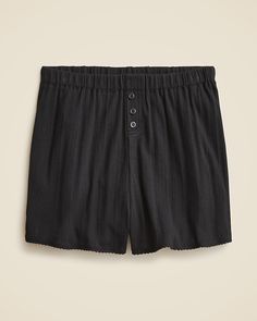 Pointelle short