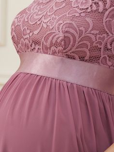 This Dress is fashionable for every occasion. the dress is made-to-order by professional tailors. You can choose from 50 colors, Regular sizes 2 to 16 and plus sizes 14w to 26W. Custom size is also available. Pink Fitted Chiffon Mother Of The Bride Dress, Fitted Pink Bridesmaid Dress With Lace Bodice, Pink Mother Of The Bride Dress With Sweetheart Neckline, Formal Empire Waist Dress With Lace Bodice, Fitted Empire Waist Maternity Dress For Party, Pink Fitted Maternity Dress For Wedding, Fitted Floor-length Maternity Dress For Prom, Sleeveless Fitted Maternity Wedding Dress, Elegant Chiffon Maternity Dress For Wedding